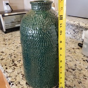 Green Opalhouse stoneware texturedvase